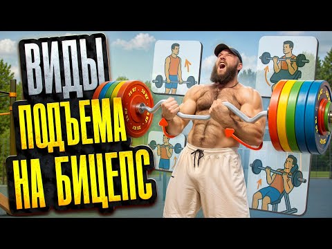 Видео: ВСЕ ВИДЫ ПОДЪЕМА НА БИЦЕПС