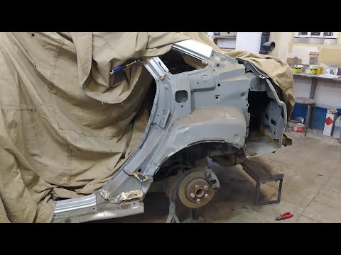 Видео: Замена крыла на Форд Фокусе. Ремонт кузова.