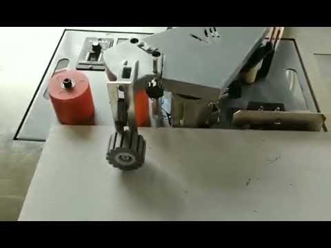 Видео: Кромкооблицовочный станок (мини)