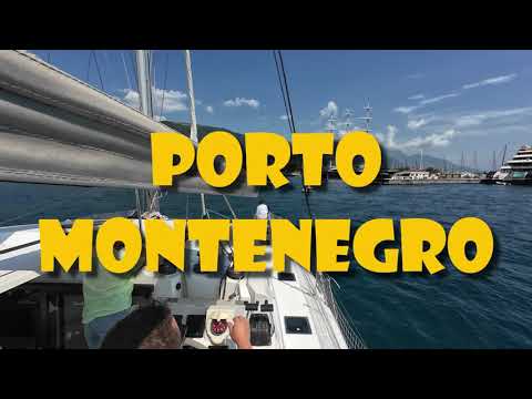 Видео: Porto Montenegro. Заправка и швартовка на катамаре