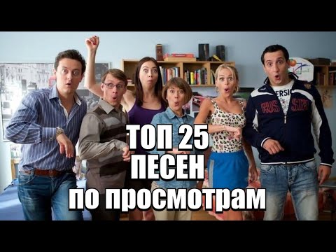 Видео: ТОП 25 ПЕСЕН И САУНДТРЕКОВ УНИВЕРА по ПРОСМОТРАМ на ЮТУБ (Универ, Универ Новая Общага)