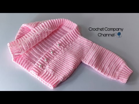 Видео: Вязаный жакет крючком на любой размер