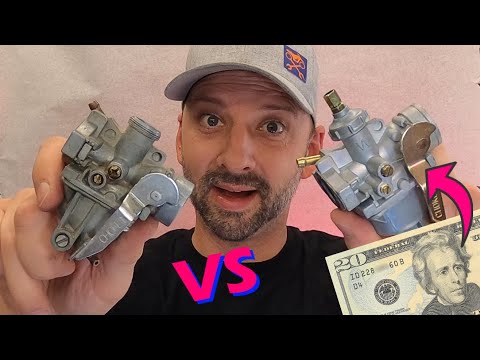 Видео: Карбюратор Amazon China за 17 долларов против оригинального. Будет ли он работать? Honda CRF50