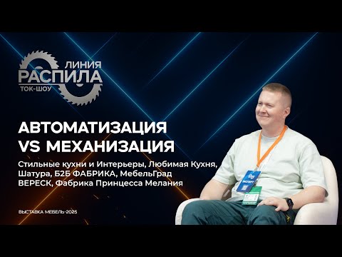 Видео: Автоматизация или механизация на мебельном производстве. Ток-шоу «Линия распила»
