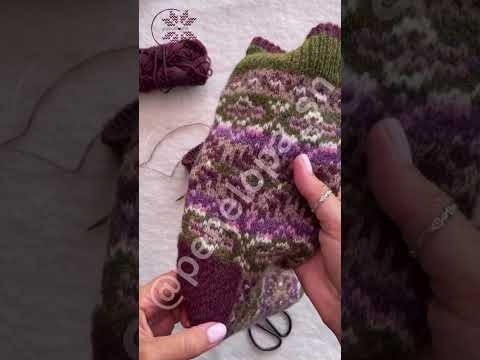 Видео: Жаккард без протяжек с двух рук. Тренинг 3