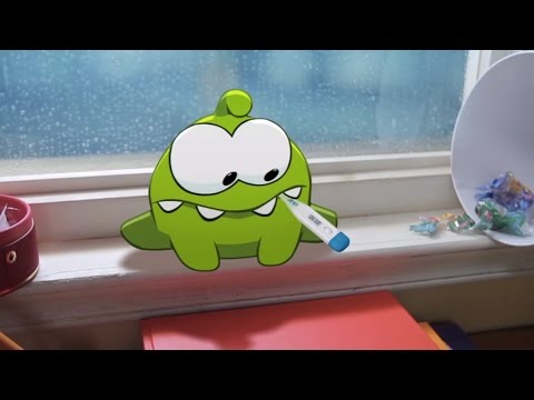 Видео: Приключения Ам Няма - Ам Ням заболел (Cut the Rope)