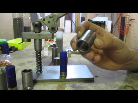 Видео: станок для снаряжения патронов 12К.  equipment cartridges