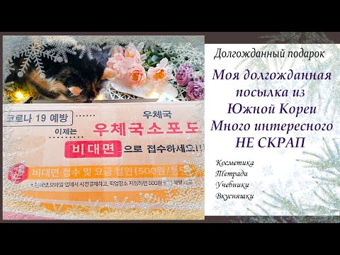 Видео: Долгожданная посылка из Южной Кореи/ НЕ ТВОРЧЕСКИОЕ ВИДЕО