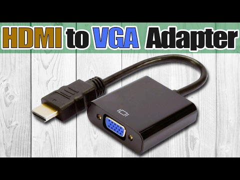 Видео: Адаптер, конвертер или переходник HDMI to VGA. Как подключить старый монитор к новой видеокарте