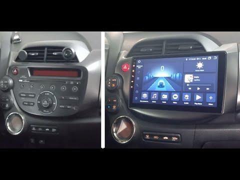 Видео: Установка Android-мультимедийной камеры заднего вида на Honda Jazz 2