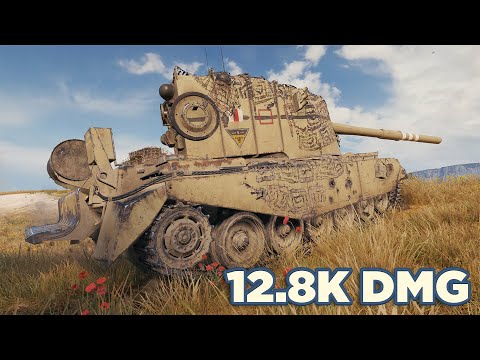 Видео: FV4005 Stage II • 12.8К УРОНА 11 ФРАГОВ • WoT Gameplay