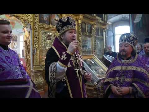 Видео: Митрополит Тихон поздравил архимандрита Филарета с 65-летием. 22 марта 2023.