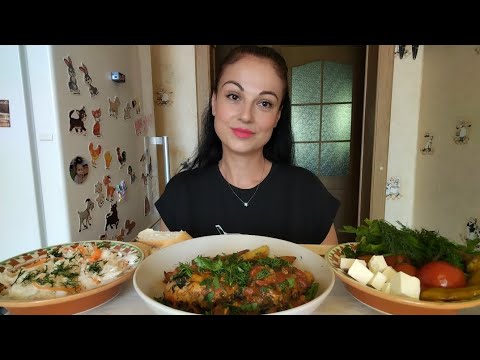 Видео: Мукбанг🍲🍗 Чахохбили, картошка, соленья 🤤🥗 Отвечаю на вопросы ❤️👍
