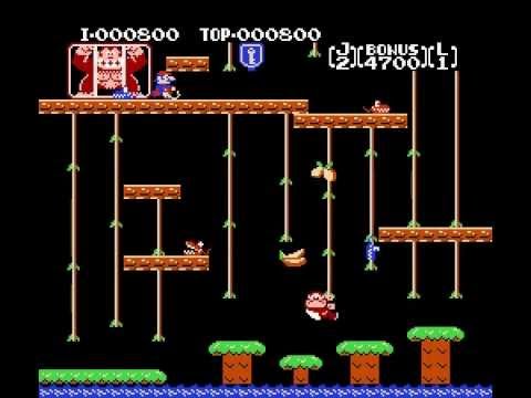 Видео: NES (Dendy): Прохождение [#3] DonkeyKong Jr.