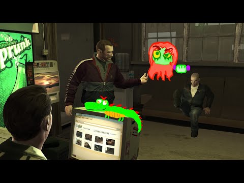 Видео: Осваиваем интернет с лысым и делаем бум бум | Прохождение GTA IV #5