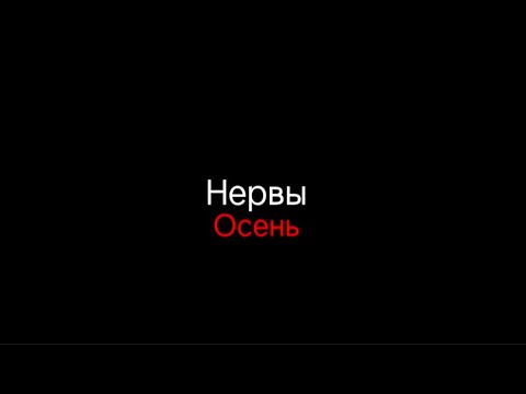 Видео: Нервы—осень|текст песни