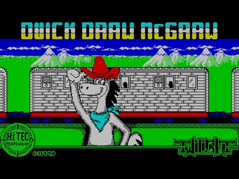 Видео: Классика ZX Spectrum - Quick Draw McGraw (1991). Пробная попытка