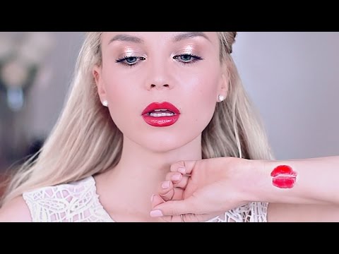 Видео: ДЕРЗКИЙ МАКИЯЖ С КРАСНЫМИ ГУБАМИ || СОБИРАЕМСЯ ВМЕСТЕ