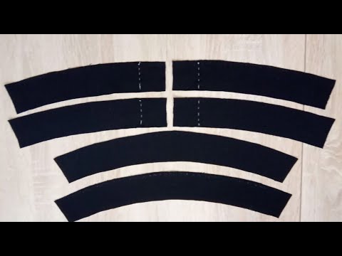 Видео: Обработка притачного пояса в брюках