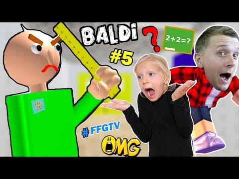 Видео: СБЕЖАЛИ из ШКОЛЫ BALDI Приключения Балди и его Друзей в ШКОЛЕ ROBLOX от Папы и Миланы FFGTV