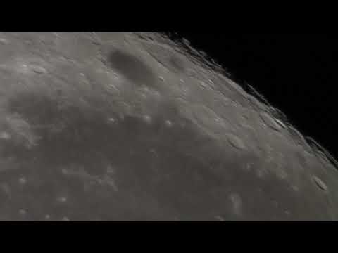 Видео: Первые кадры Луны с 365 мм телескопа после доработки (которая ещё летом была?)