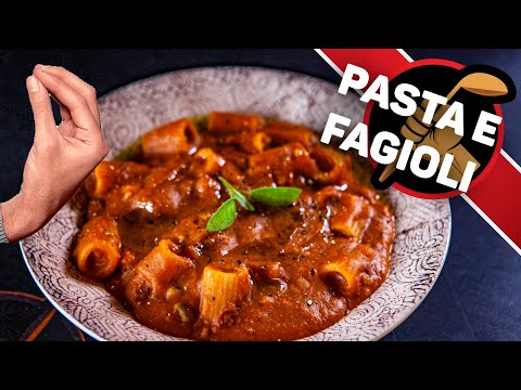 Видео: Паста Фаджоли Pasta e Fagioli. Итальянская паста с бобами.