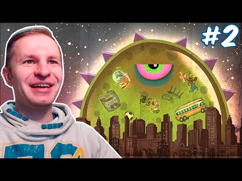 Видео: ЭТА МИКРОБА🤣 РЕШИЛА ЗАХВАТИТЬ ВЕСЬ ГОРОД | Tales From Space: Mutant Blobs Attack #2