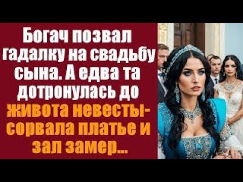 Видео: Богач позвал гадалку на свадьбу сына, а едва та дотронулась до живота невесты - сорвала платье и...
