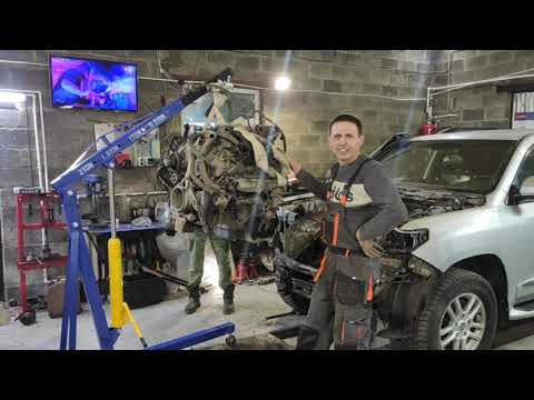 Видео: Toyota Land Cruiser 200 капиталим двигатель часть 1