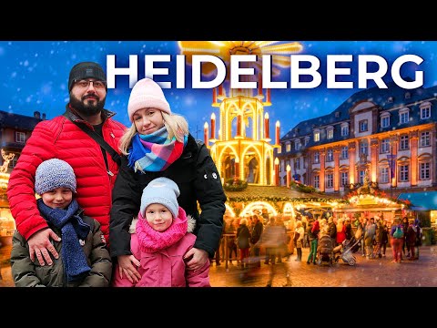 Видео: Heidelberg / Рождественская ярмарка / Центр города / Самая длинная улица в Германии