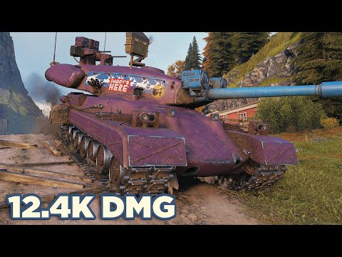 Видео: Black Rock • 12.4К УРОНА 5 ФРАГОВ • WoT Gameplay