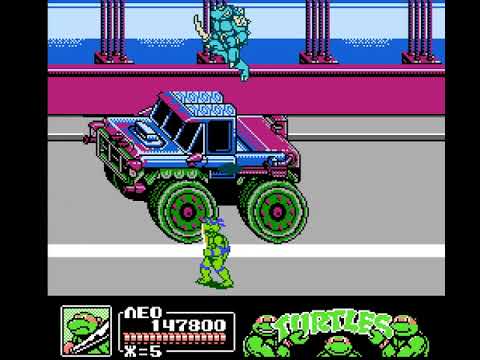 Видео: прохождение Teenage Mutant Ninja Turtles III The Manhattan Project (nes)