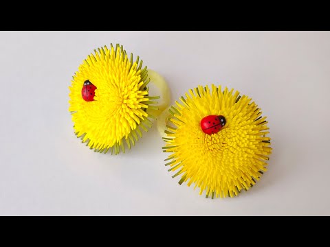 Видео: ТОЛЬКО ВЗГЯНИТЕ НА ЭТИ ОДУВАНЧИКИ из фоамирана. Супер просто и быстро)