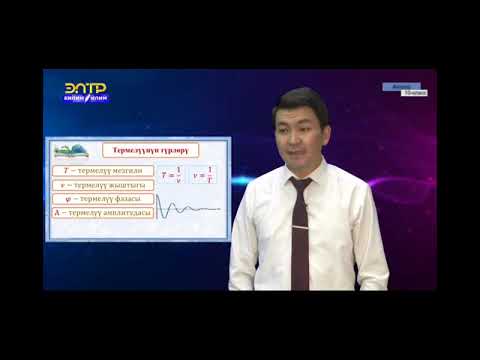 Видео: 10-класс.Толкун жана анын түрлөрү.Толкундун дифракциясы.