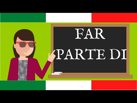 Видео: FAR PARTE DI - БЫТЬ ЧАСТЬЮ - примеры фраз на каждый день