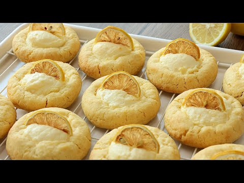 Видео: Идеальное летнее печенье🍋Рецепт освежающего лимонного печенья с сырным кремом
