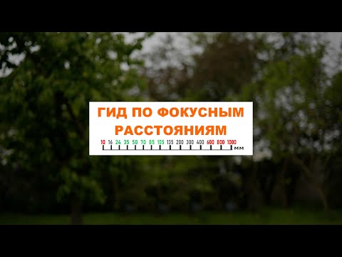 Видео: Гид по фокусным расстояниям от 10 до 1000мм (для новичков)
