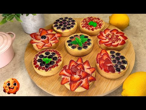 Видео: Лимонные тарталетки. Самый вкусный десерт.