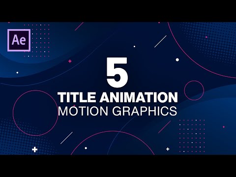Видео: 5. Анимация текста заголовка в After Effects — Учебное пособие по After Effects