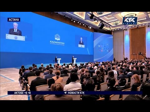 Видео: Президент побеседовал на казахском языке со студентом из Франции