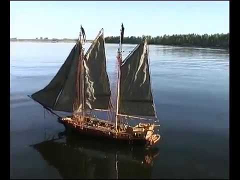 Видео: Dragon RC sailboat. Парусник модель.