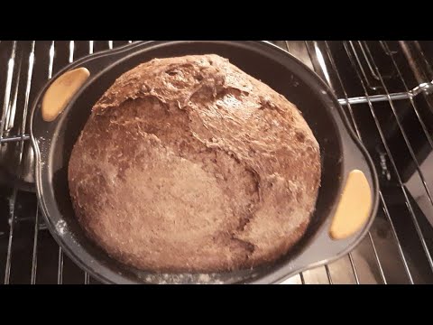 Видео: Хлеб ржаной с солодом без замеса | В духовке.