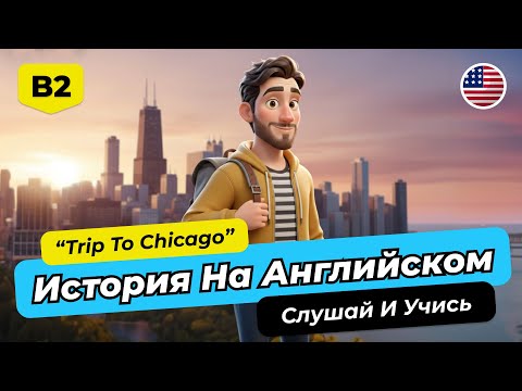 Видео: 🚀 Английский B1-B2: ПОЛНОЕ Погружение с Историей "Trip To Chicago"