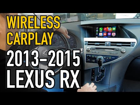 Видео: Lexus RX 2013–2015 | Беспроводные CarPlay и Android Auto | Установка