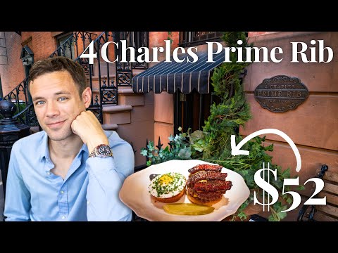 Видео: Обед в ресторане 4 Charles Prime Rib. САМОЕ СЛОЖНОЕ БРОНИРОВАНИЕ в Нью-Йорке.