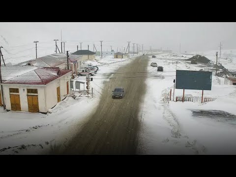 Видео: Төө-Ашуу ашууда туман болуп, кар жаап жатат