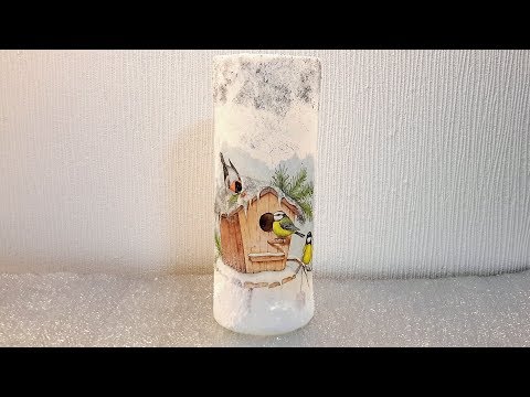 Видео: ШИКАРНАЯ ВАЗА ЗИМНИЙ ДЕКОР...WINTER DECOR