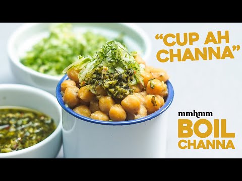 Видео: Варёный нут — «Cup Ah Channa» — вкусный рецепт с нутом