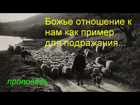 Видео: Божье отношение к нам как пример для подражания...