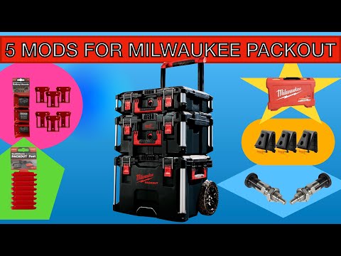 Видео: Milwaukee Packout 5 Модификации/Советы/Хаки